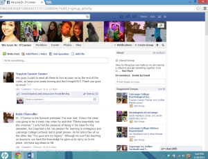 facebook group - oconnor