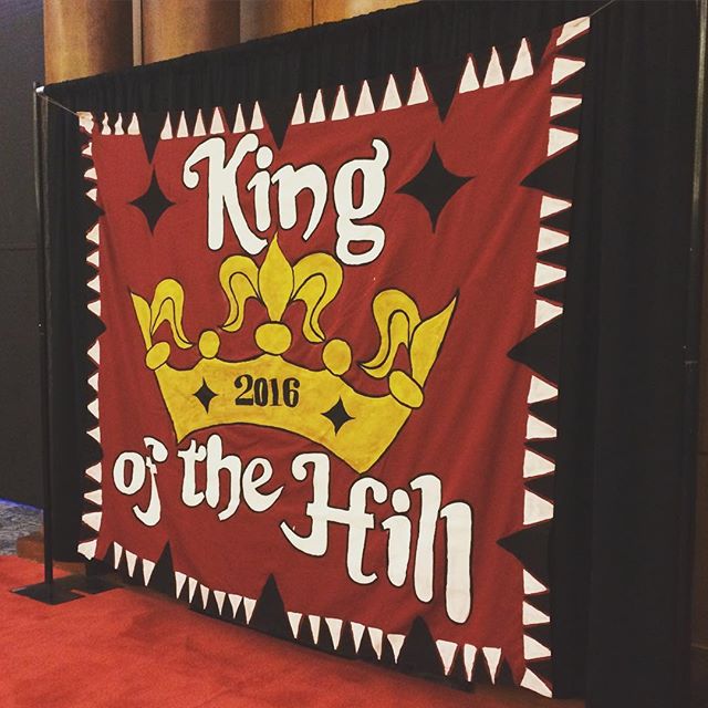 King of the Hill begins in 15 minutes! Come out and support Greek Life in their final event of Greek Week! $5 admission fee. All proceeds go to Alpha Omicron Pi's philanthropy, Arthritis Foundation!