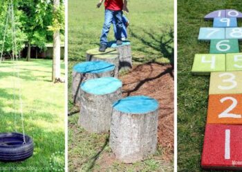 kids’ backyard playground