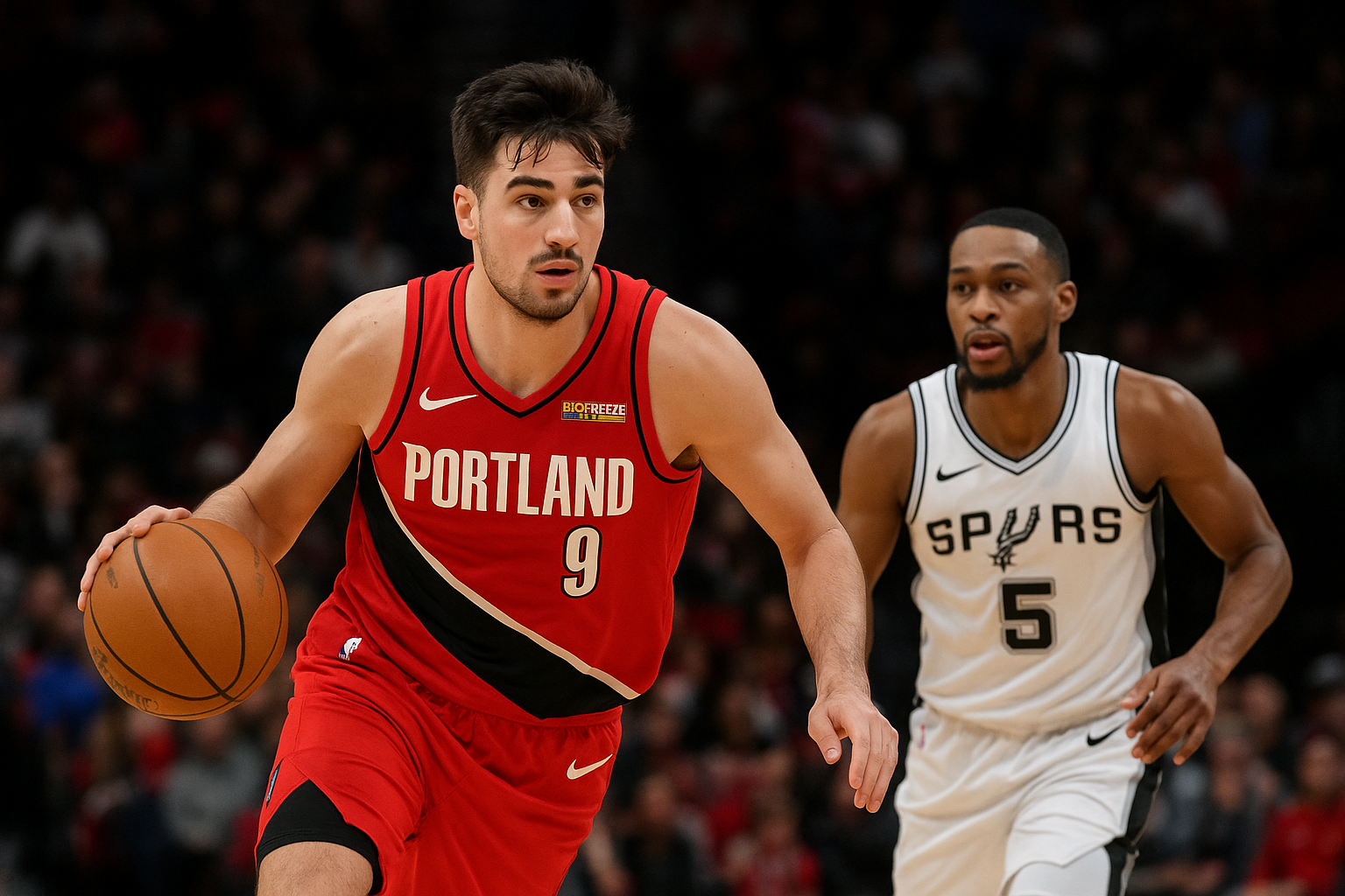 Blazers fall short in NBA Cup as Spurs seize control