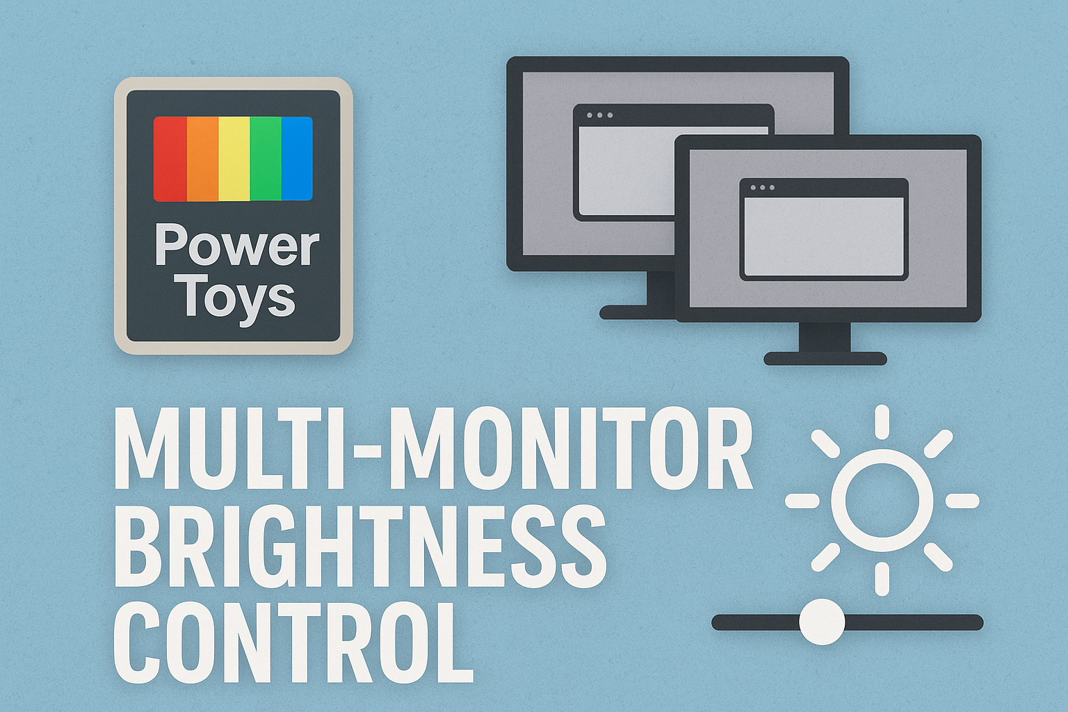 PowerToys to Solve Windows 11 Multi-Monitor Headaches with New Brightness Controls
